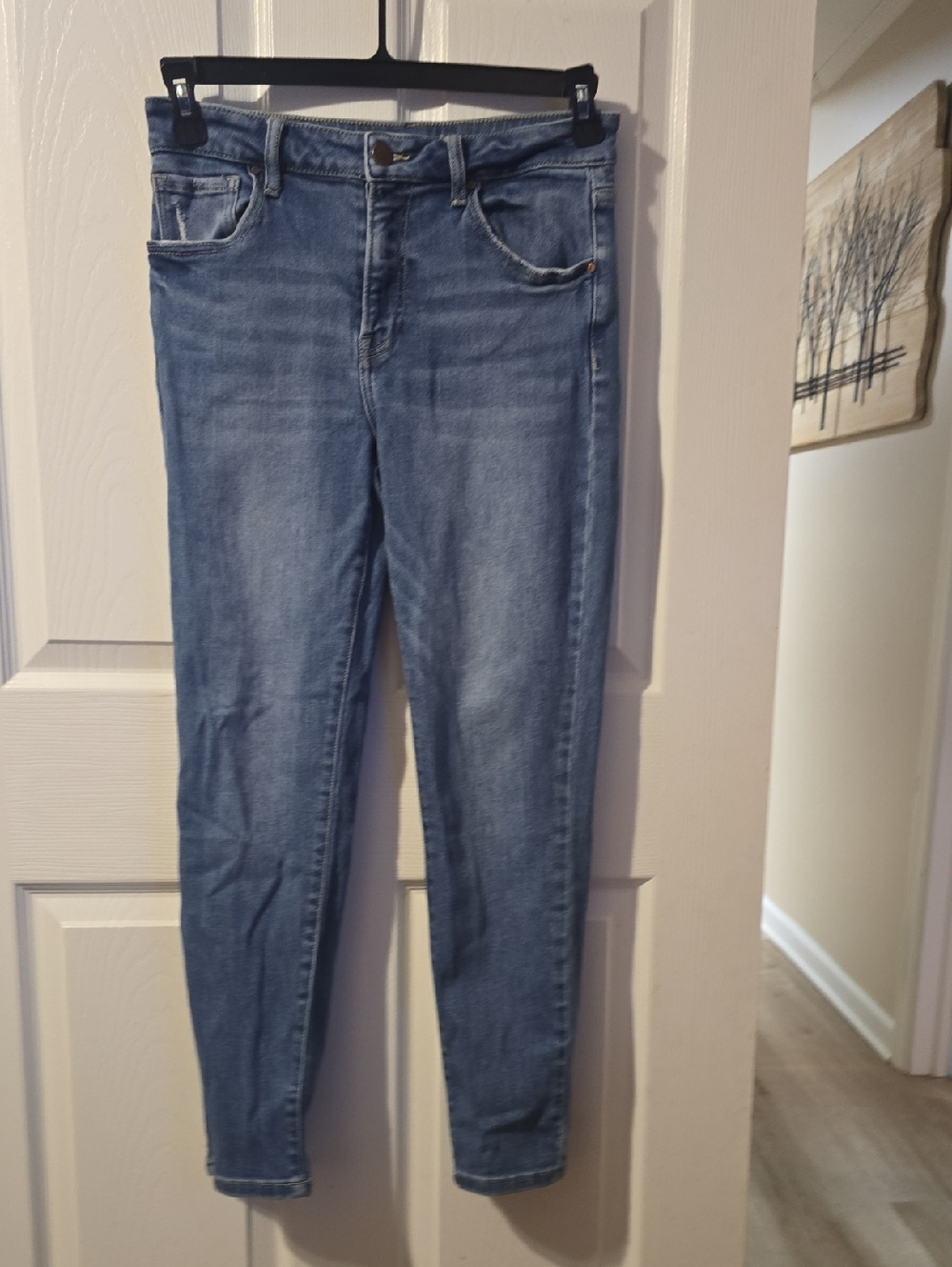 Medium Blue Skinny Women's Jeans - Stretch Slim Fit